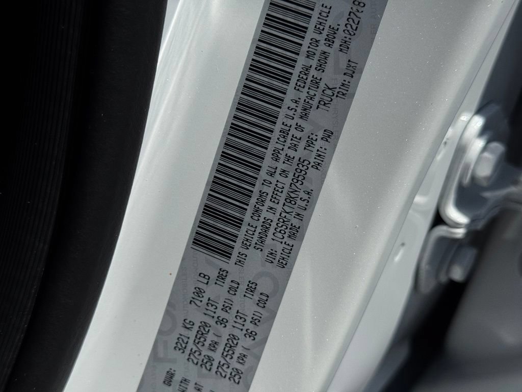 Used 2019 RAM 1500 Limited w/ Body Color Bumper Group AWD/4WD image 44