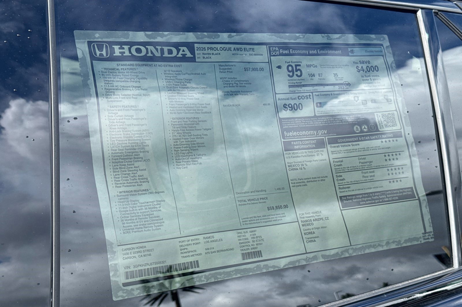 New 2026 Honda Prologue Elite image 36