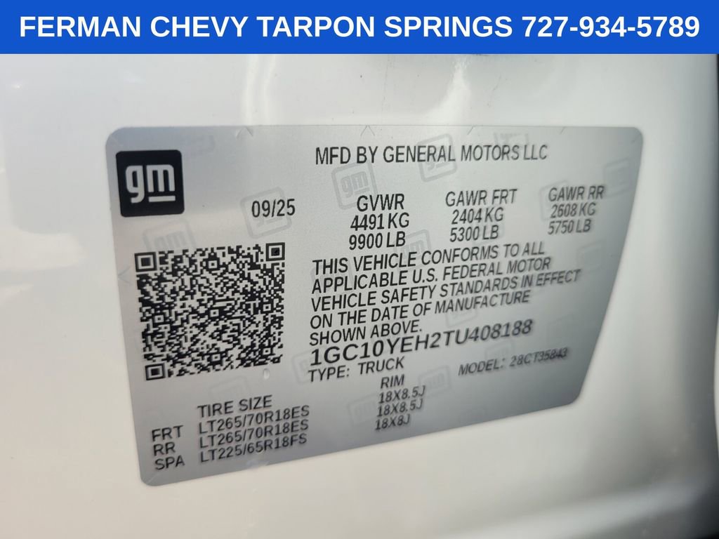 New 2026 Chevrolet Silverado EV LT image 22