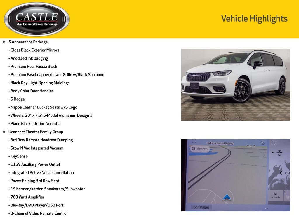 Used 2023 Chrysler Pacifica Limited w/ Uconnect Theater Family Group image 8