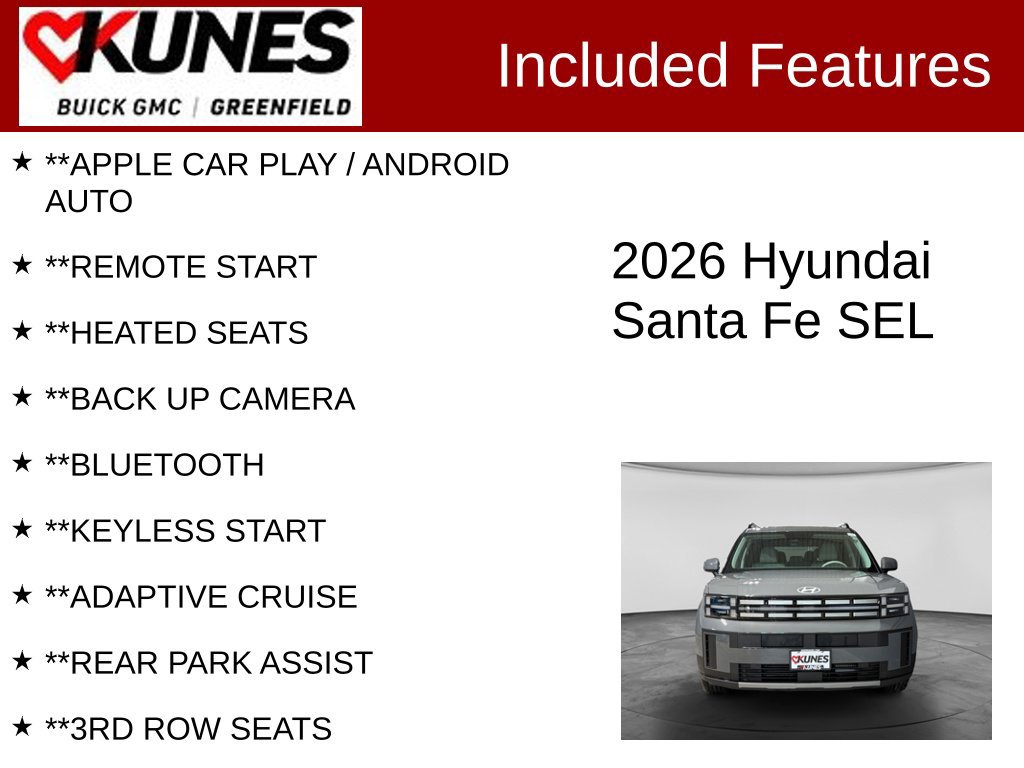 Used 2026 Hyundai Santa Fe SEL FWD image 2