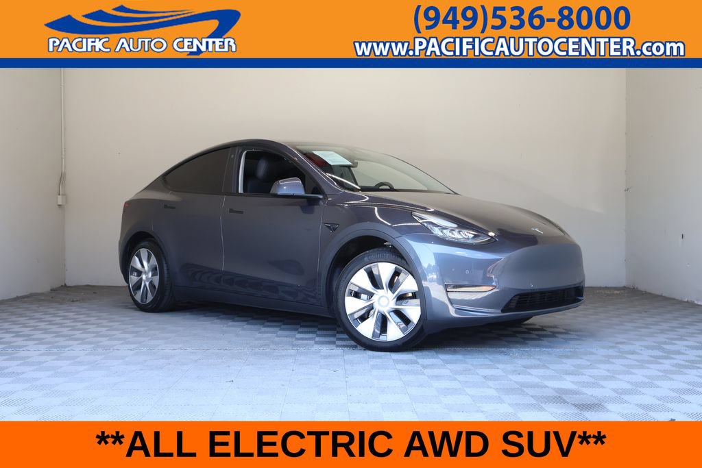 Used 2021 Tesla Model Y Long Range AWD/4WD image 1