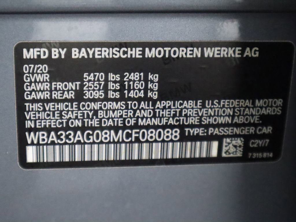 Used 2021 BMW 530e xDrive 530e iPerformance w/ Convenience Package image 36