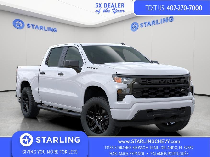 New 2026 Chevrolet Silverado 1500 Custom w/ Turbomax Blackout Package
