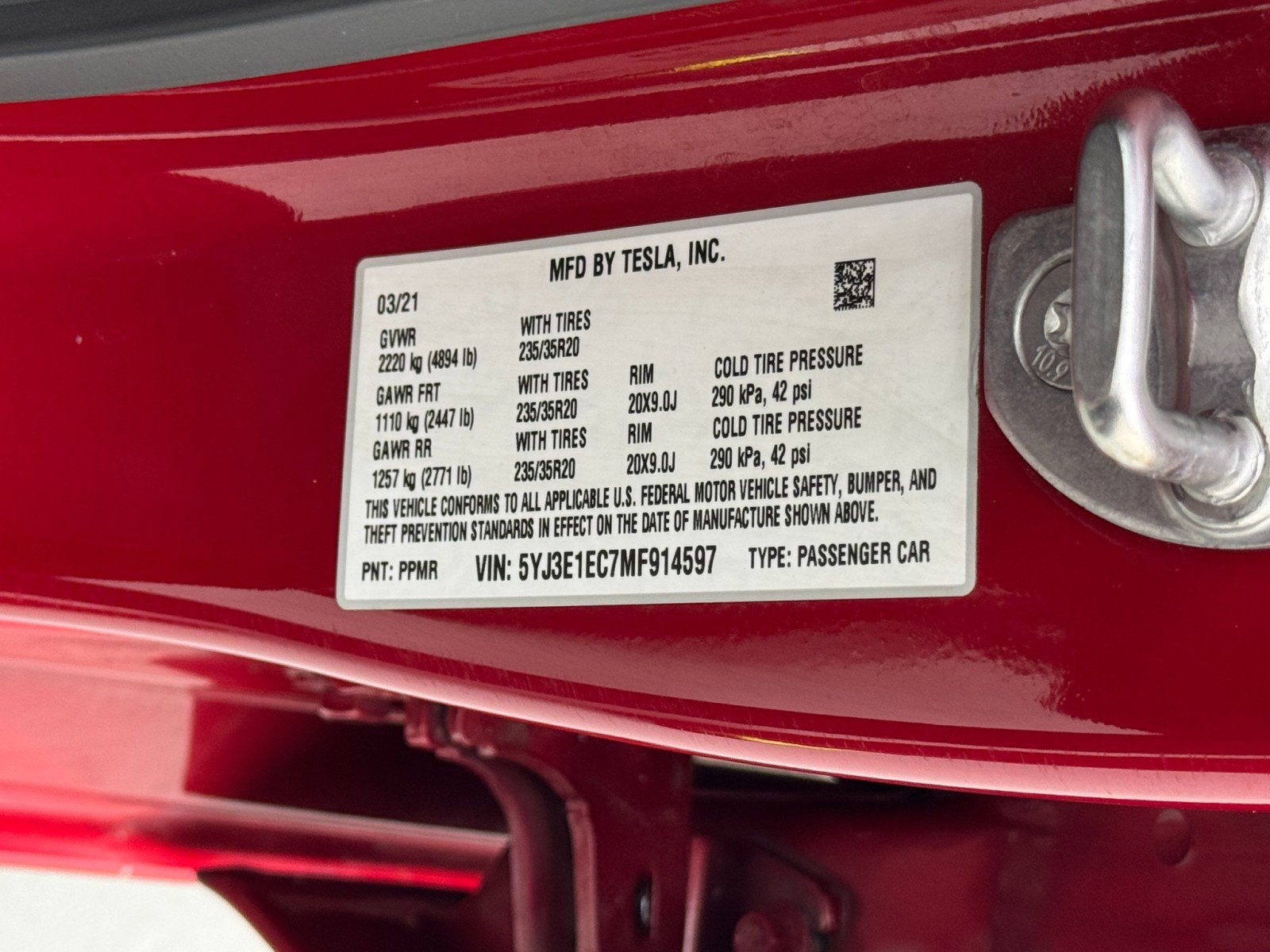 Used 2021 Tesla Model 3 Performance image 39