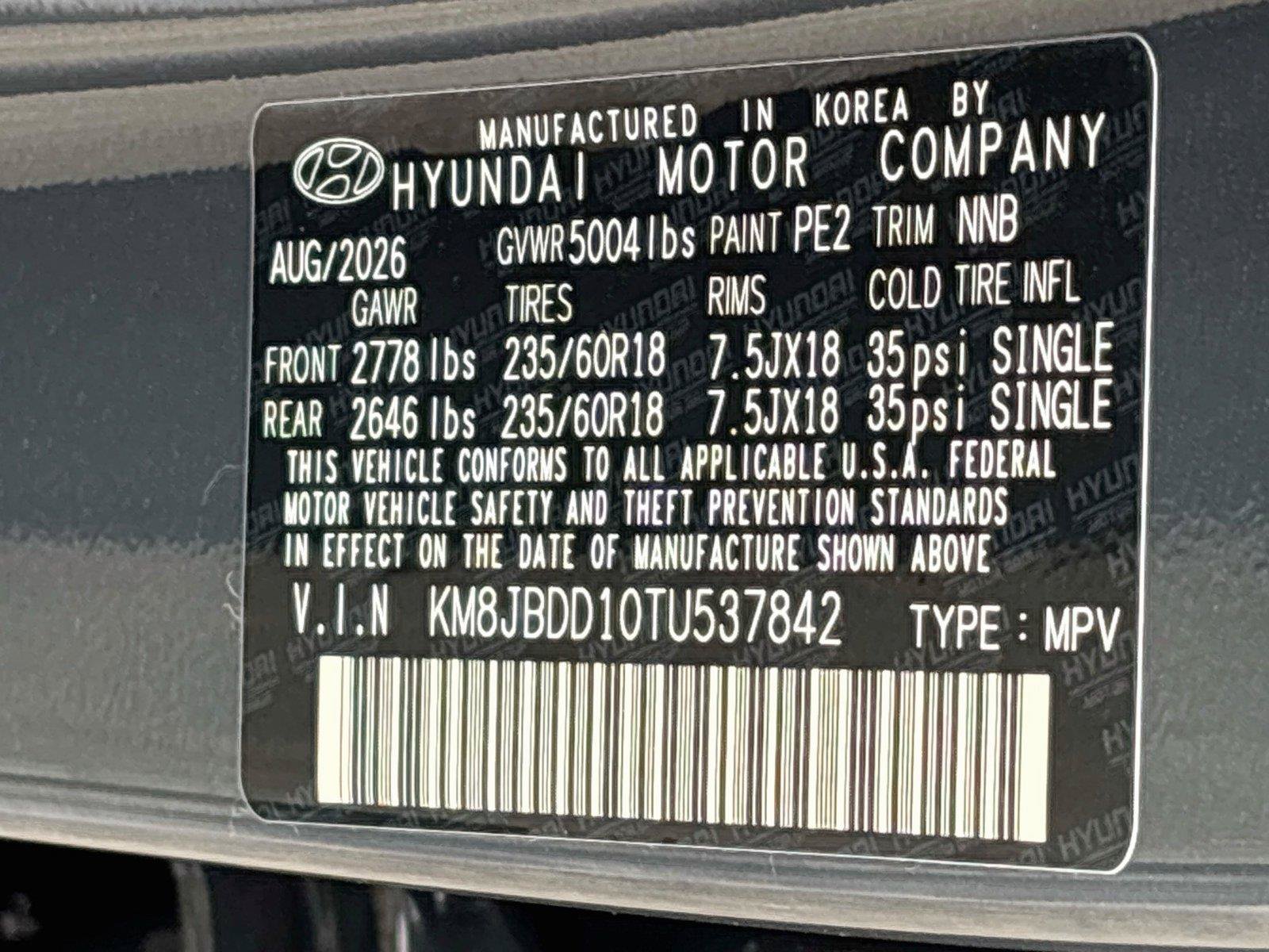 New 2026 Hyundai Tucson SEL AWD/4WD image 22