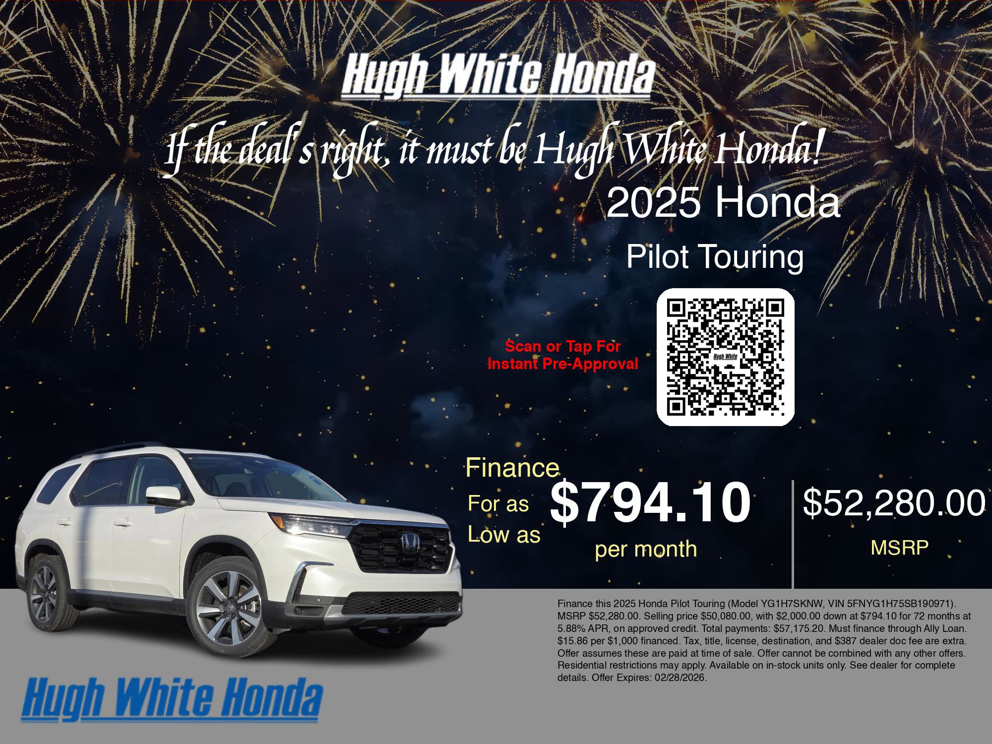 New 2025 Honda Pilot Touring image 7