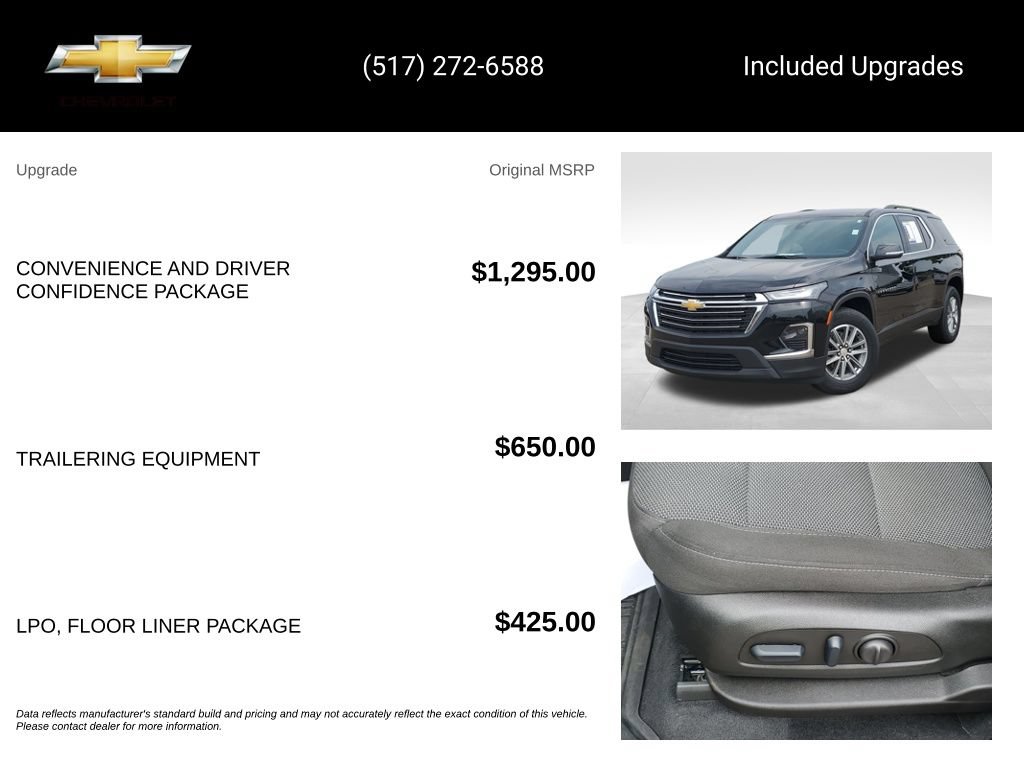 Certified 2023 Chevrolet Traverse LT FWD image 15