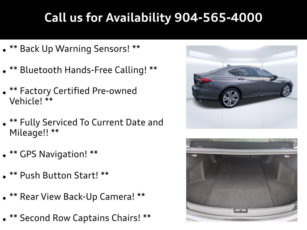 Used 2022 Acura TLX w/ Technology Package image 9