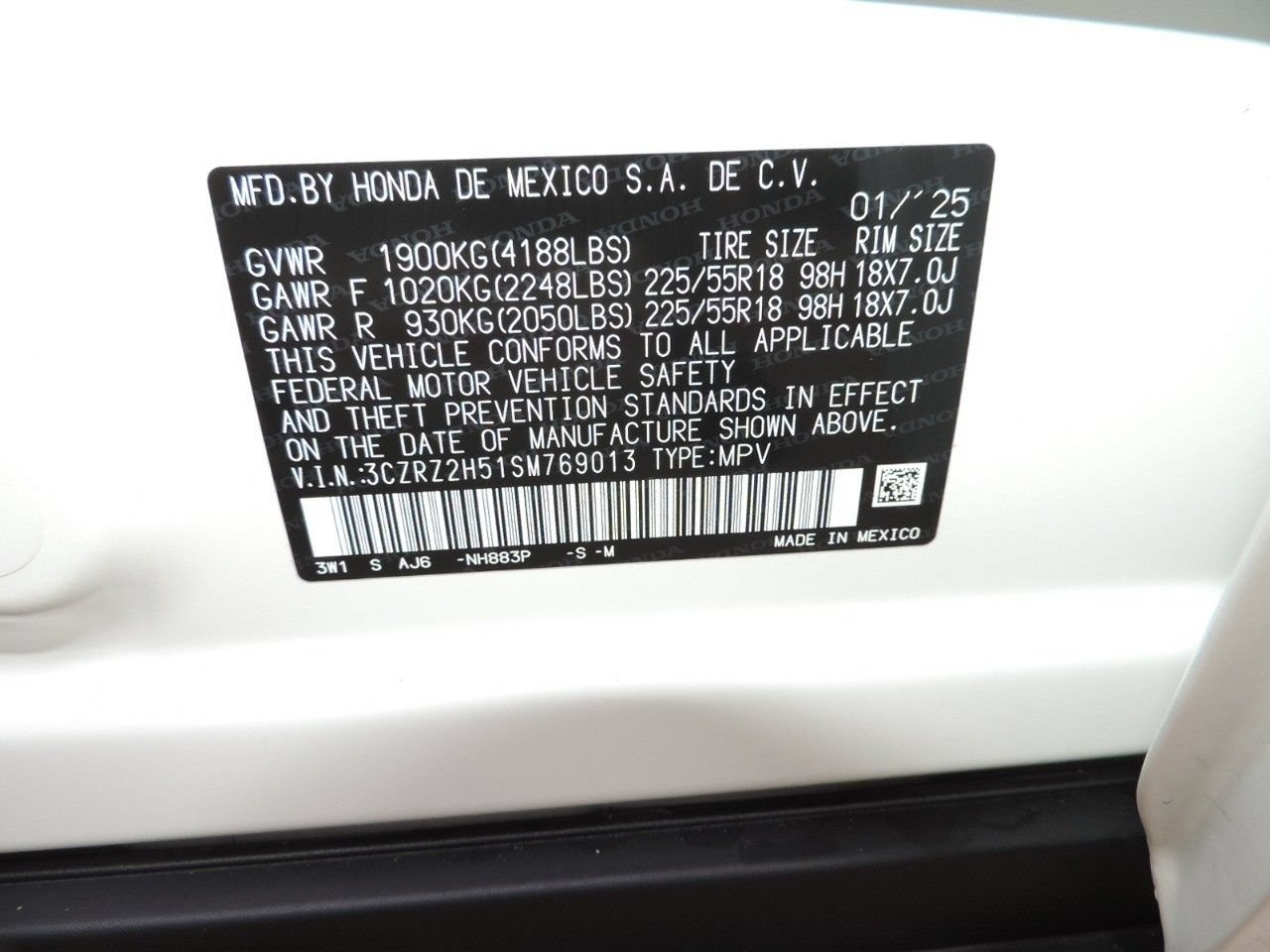 Used 2025 Honda HR-V Sport image 19