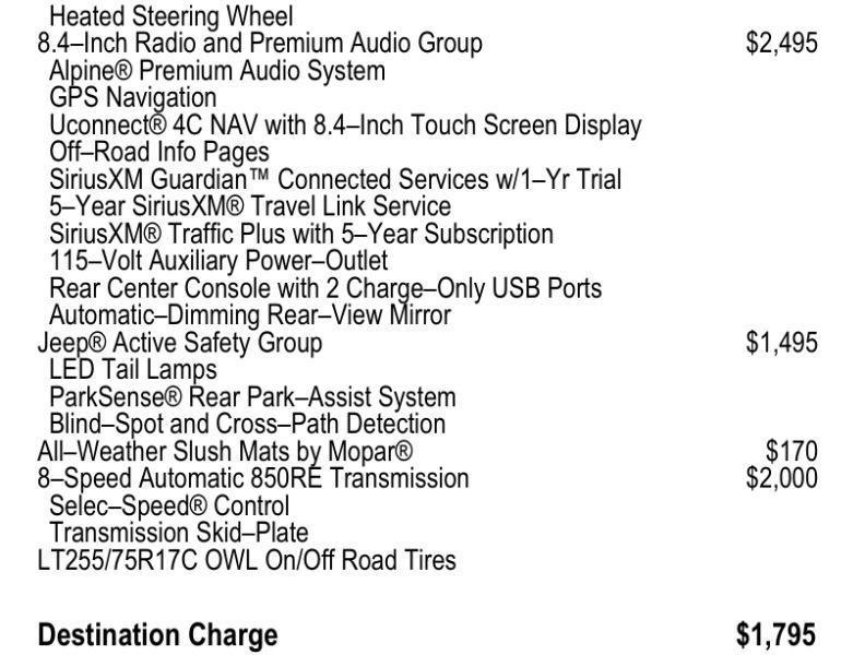 Used 2023 Jeep Gladiator Willys AWD/4WD image 83