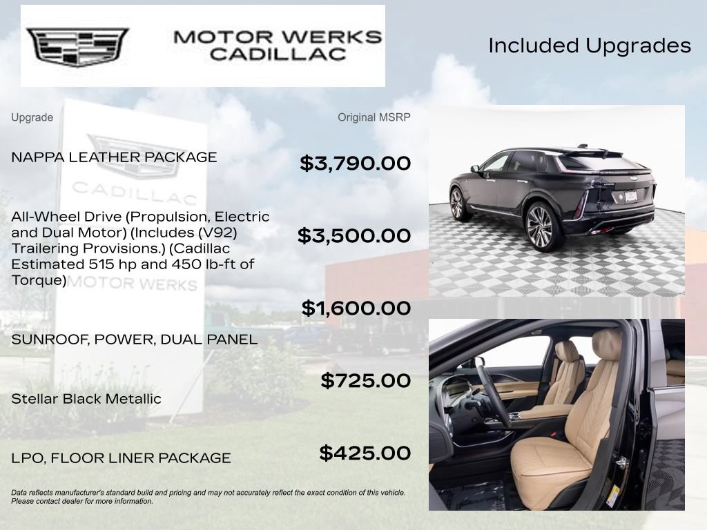 Certified 2026 Cadillac Lyriq Signature Luxury w/ Nappa Leather Package AWD/4WD image 4