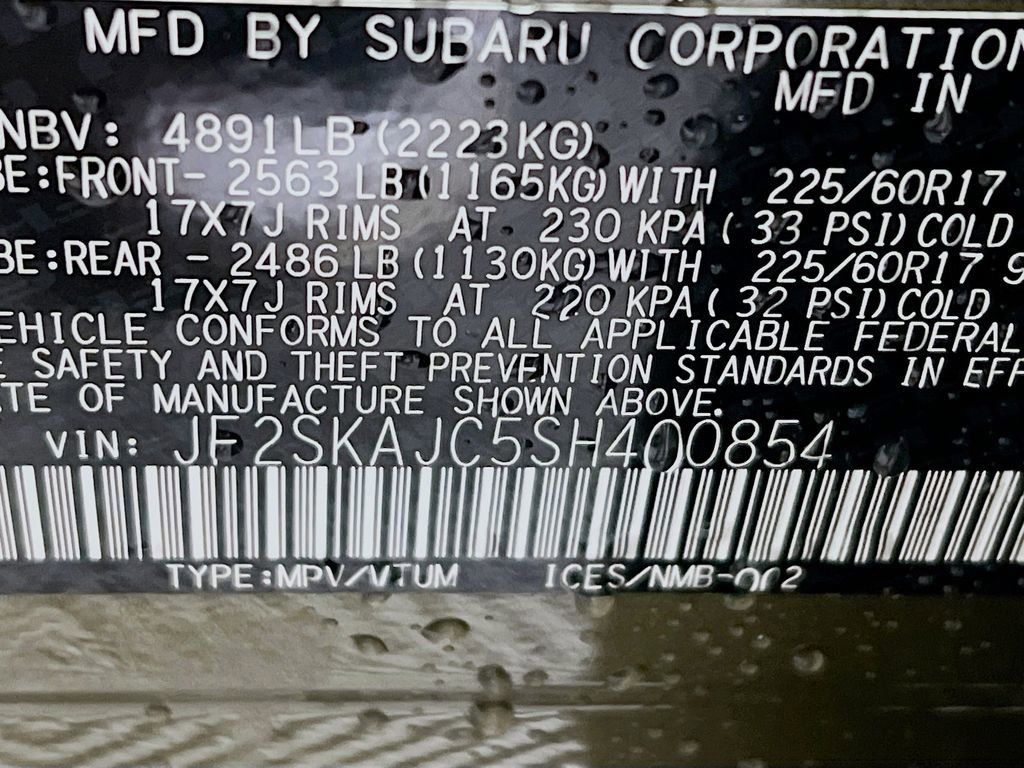 Certified 2025 Subaru Forester Wilderness w/ Wilderness Package AWD/4WD image 28