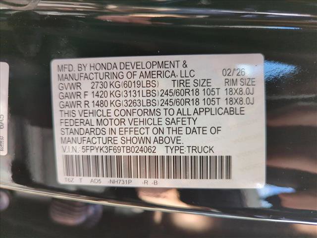 New 2026 Honda Ridgeline TrailSport image 17