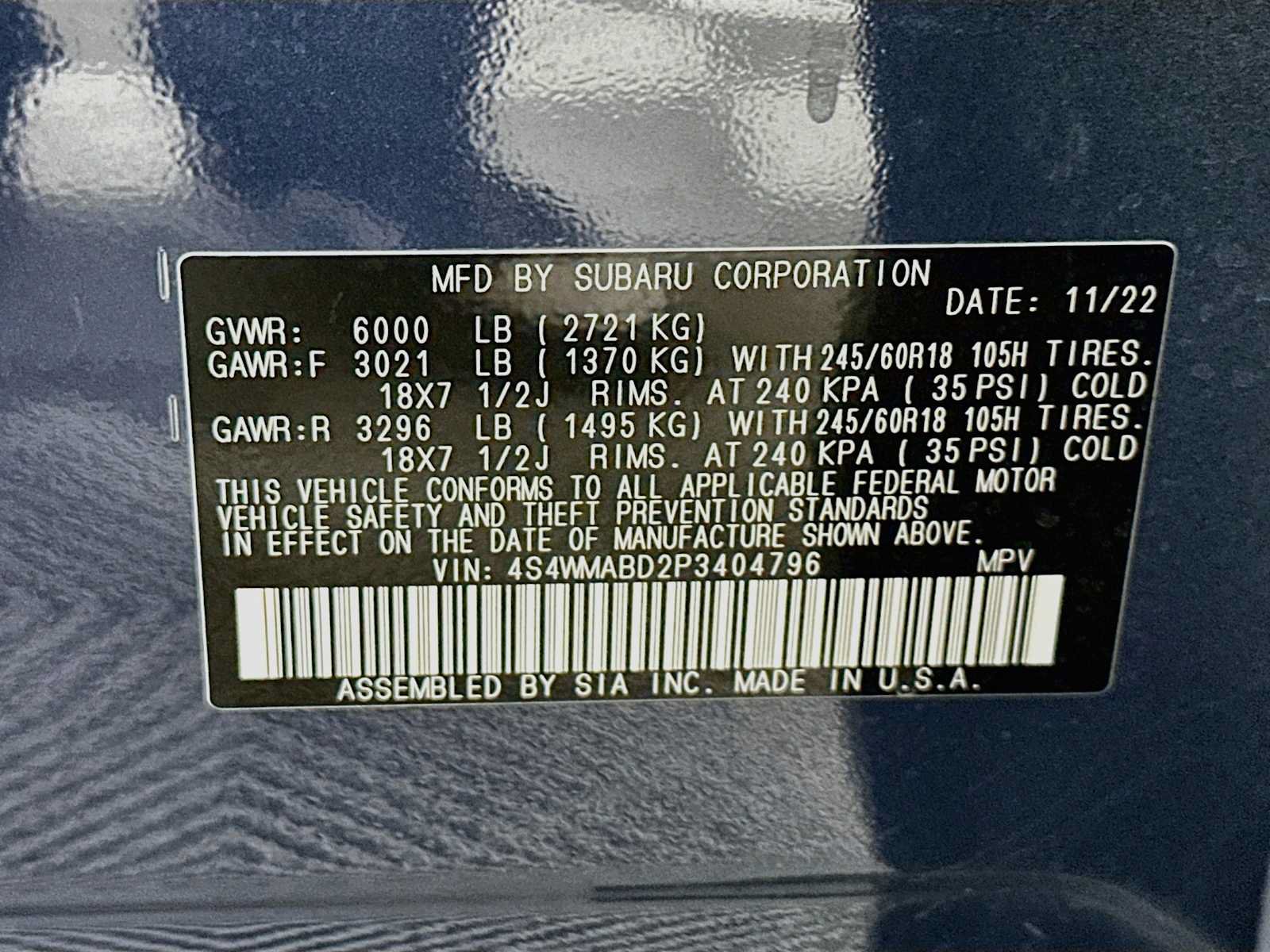Certified 2023 Subaru Ascent Premium AWD/4WD image 30