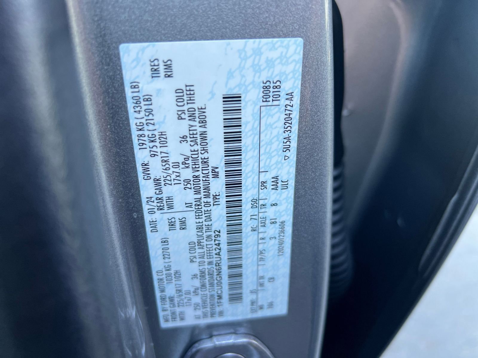 Used 2024 Ford Escape Active image 31