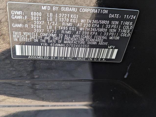 Certified 2025 Subaru Ascent Limited image 27
