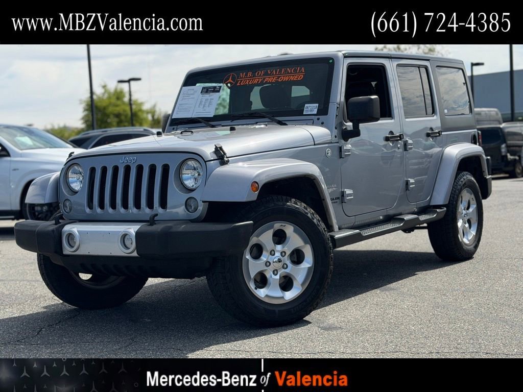 Used 2015 Jeep Wrangler Unlimited Sahara w/ Dual Top Group AWD/4WD image 1