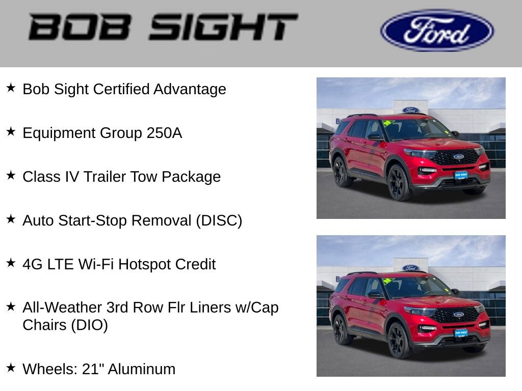 Used 2023 Ford Explorer ST-Line w/ Class IV Trailer Tow Package AWD/4WD image 3