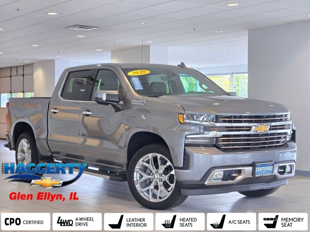 Certified 2020 Chevrolet Silverado 1500 High Country w/ Technology Package