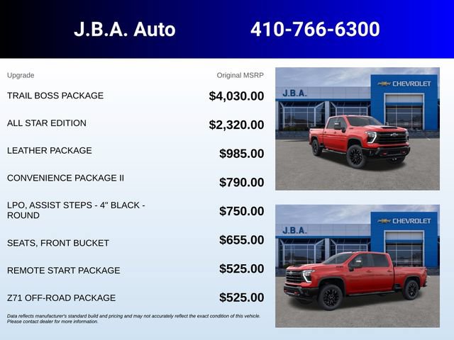 New 2026 Chevrolet Silverado 2500 LT w/ Trail Boss Package AWD/4WD image 5