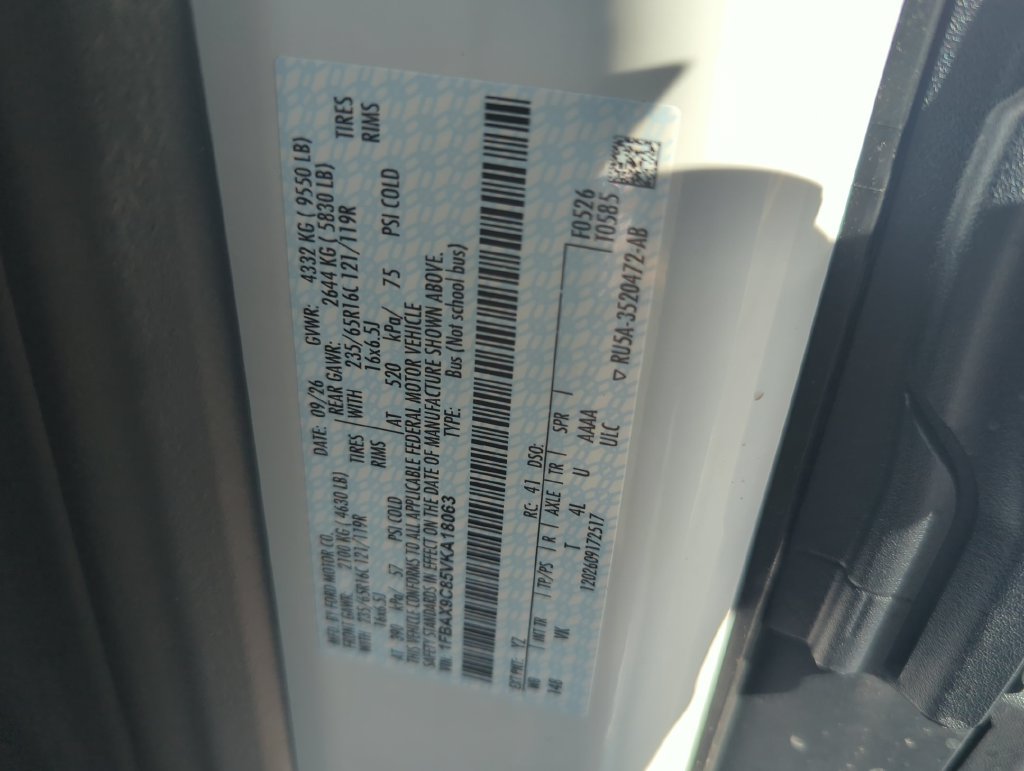 New 2027 Ford Transit 350 XL AWD/4WD image 12