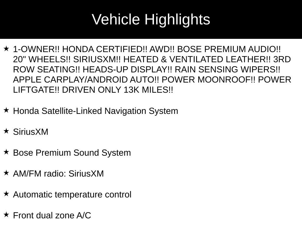 Used 2025 Honda Pilot Elite image 14