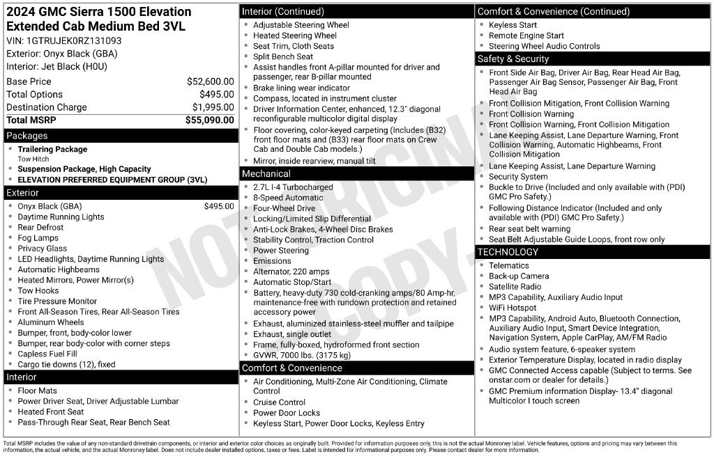 Used 2024 GMC Sierra 1500 Elevation AWD/4WD image 5