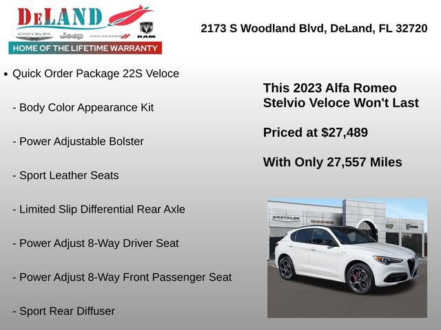 Used 2023 Alfa Romeo Stelvio Veloce image 7