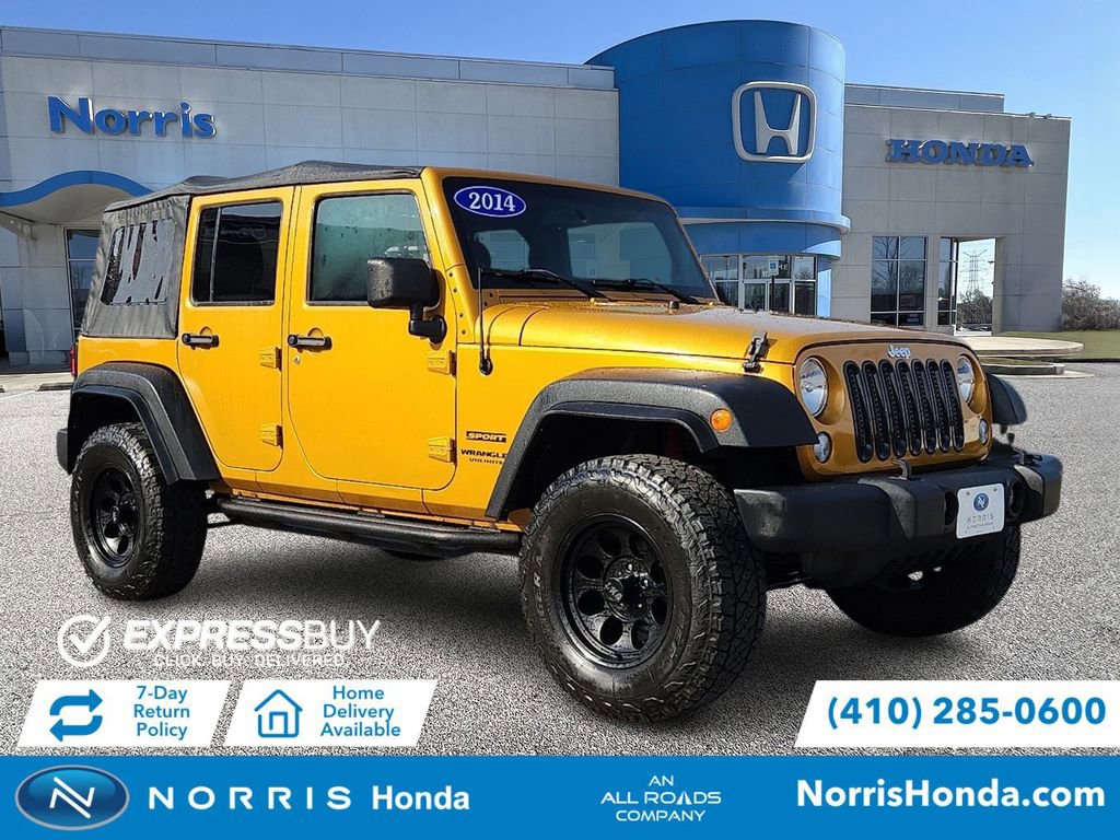 Used 2014 Jeep Wrangler Unlimited Sport w/ Quick Order Package 23S image 1
