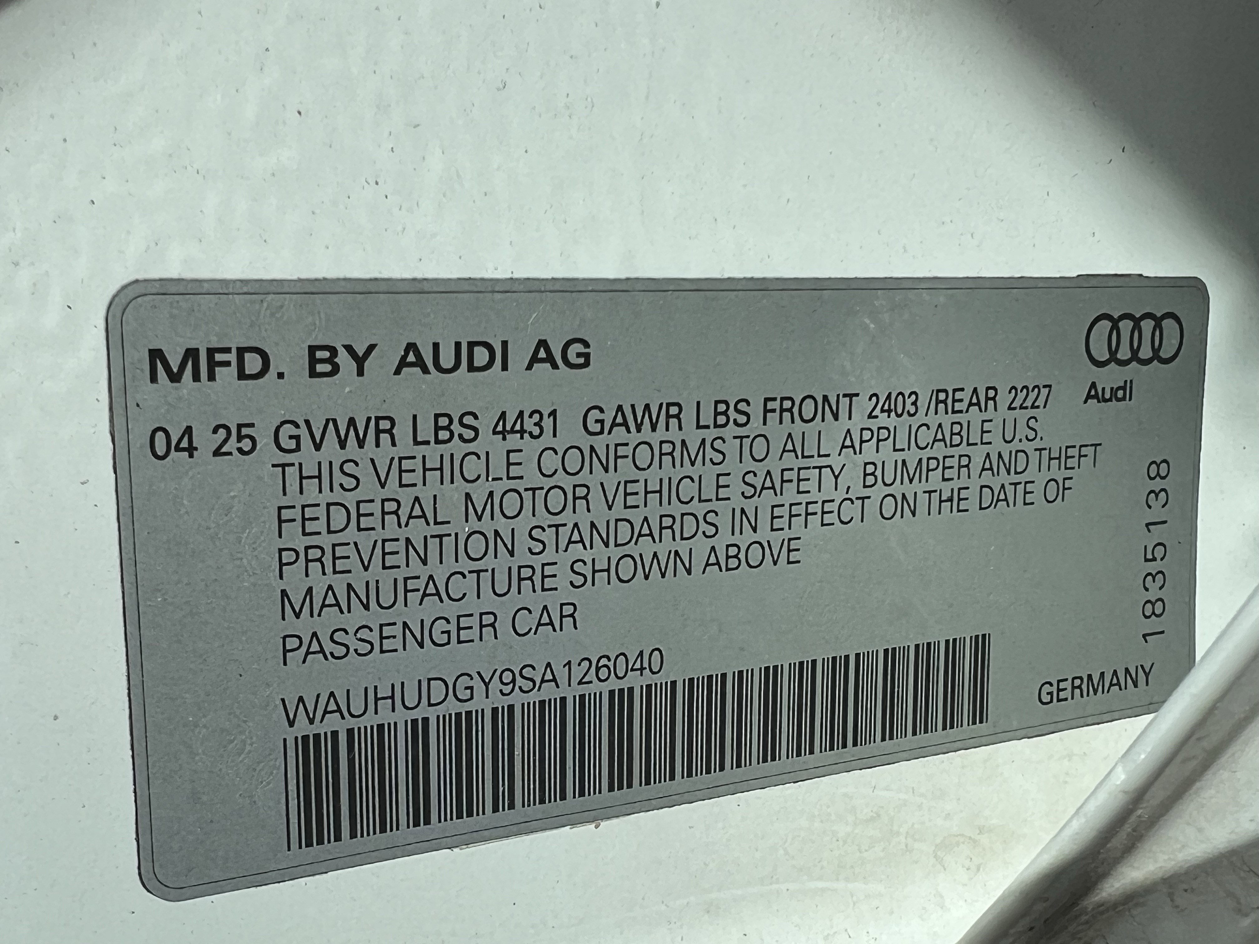 Certified 2025 Audi A3 2.0T Premium Plus w/ Premium Plus Package AWD/4WD image 37