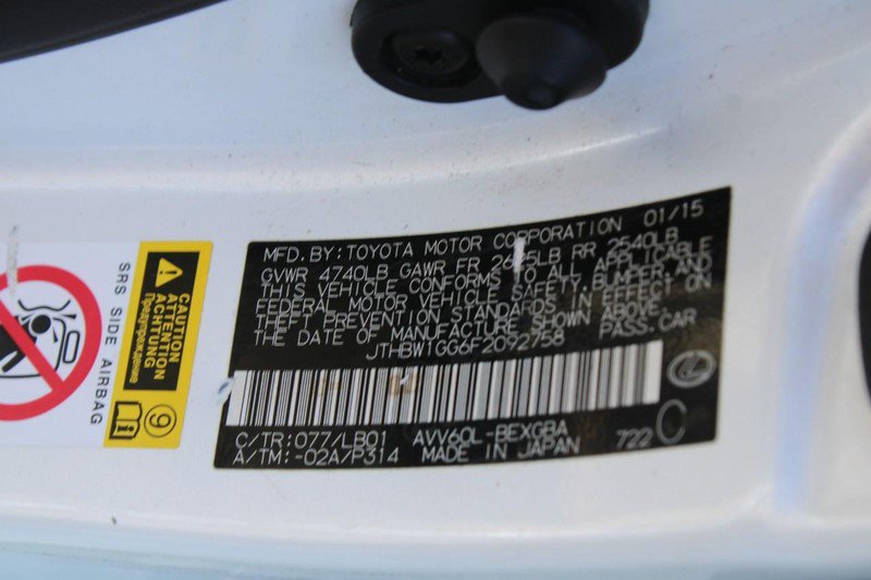 Used 2015 Lexus ES 300h w/ Navigation System Package FWD image 17