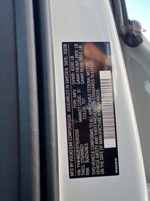 New 2026 Volvo XC90 T8 Plus w/ Protection Package AWD/4WD image 40