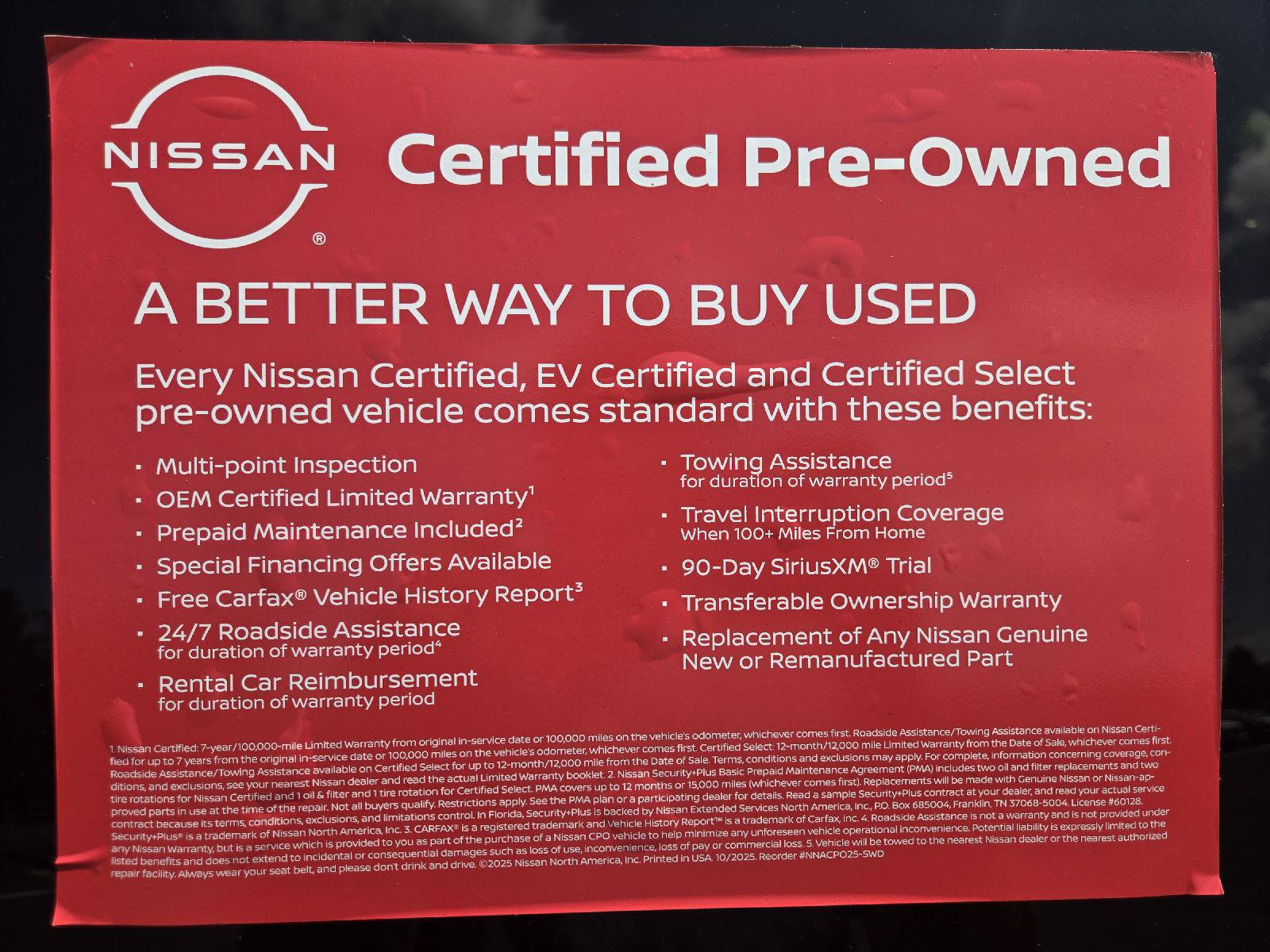 Used 2025 Nissan Rogue SL AWD/4WD image 30