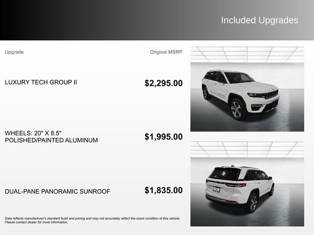 Used 2022 Jeep Grand Cherokee Limited 4xe w/ Luxury Tech Group II AWD/4WD image 4