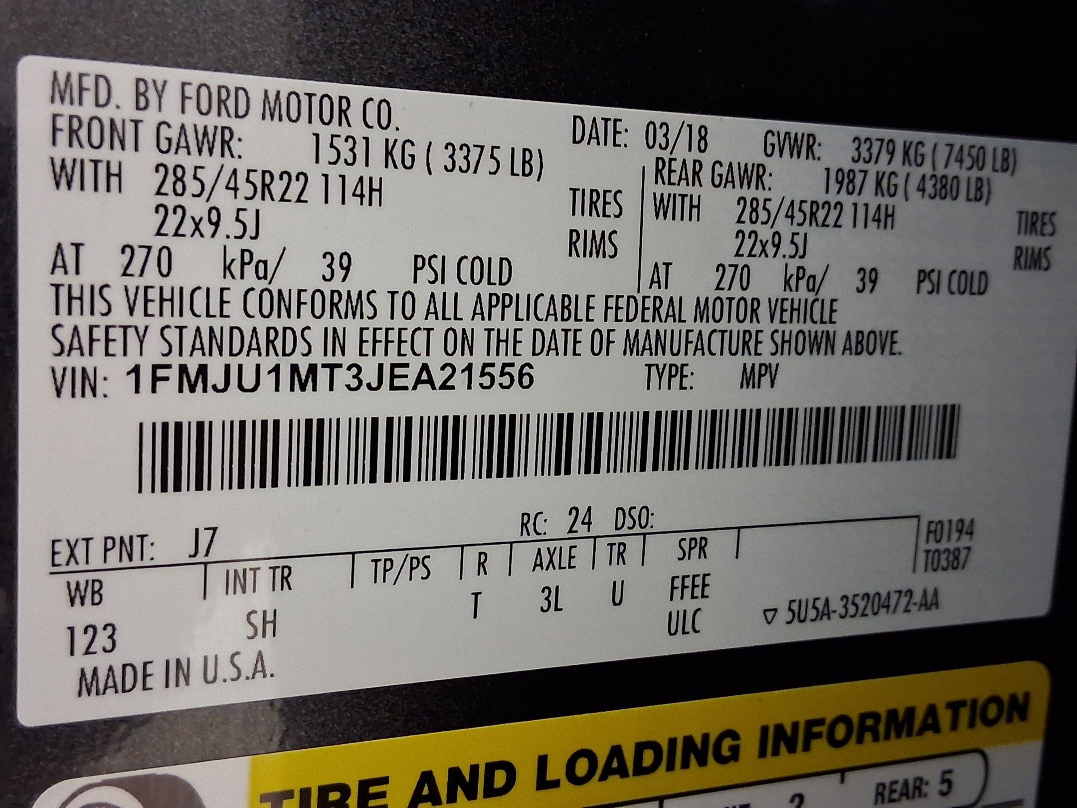 Used 2018 Ford Expedition Platinum AWD/4WD image 20