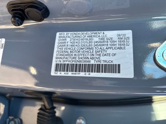 Used 2022 Honda Ridgeline Black Edition image 30