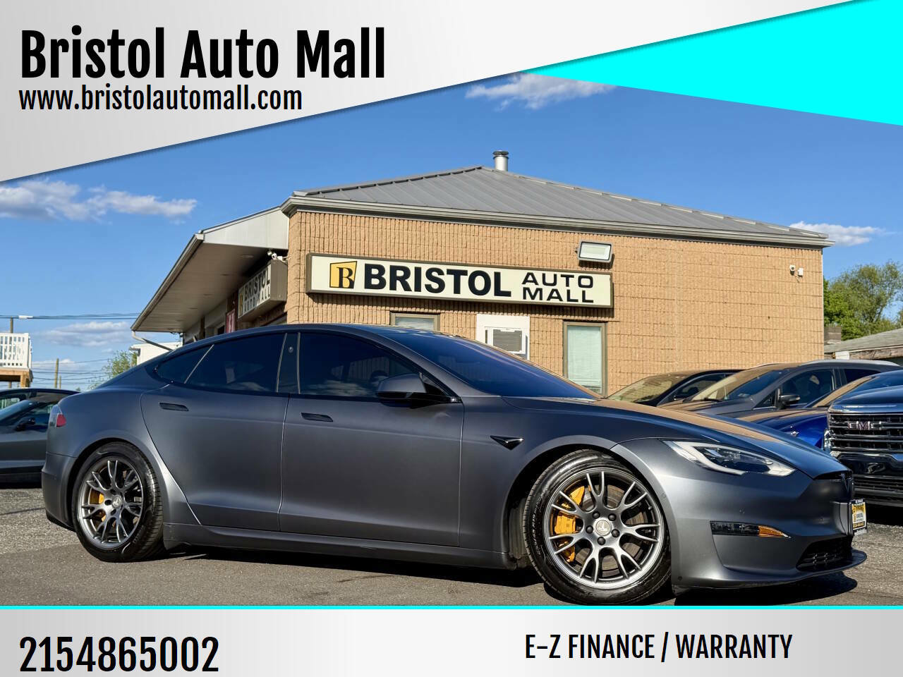 Used 2021 Tesla Model S Plaid AWD/4WD image 1
