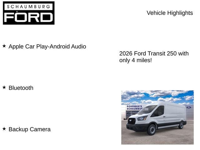 New 2026 Ford Transit 250 148 Medium Roof RWD image 7