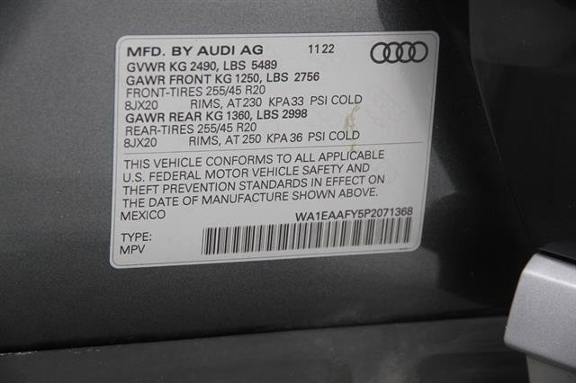 Used 2023 Audi Q5 2.0T Premium Plus w/ Premium Plus Package AWD/4WD image 22