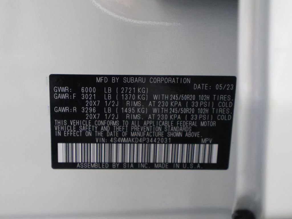 Used 2023 Subaru Ascent Onyx Edition Limited image 61
