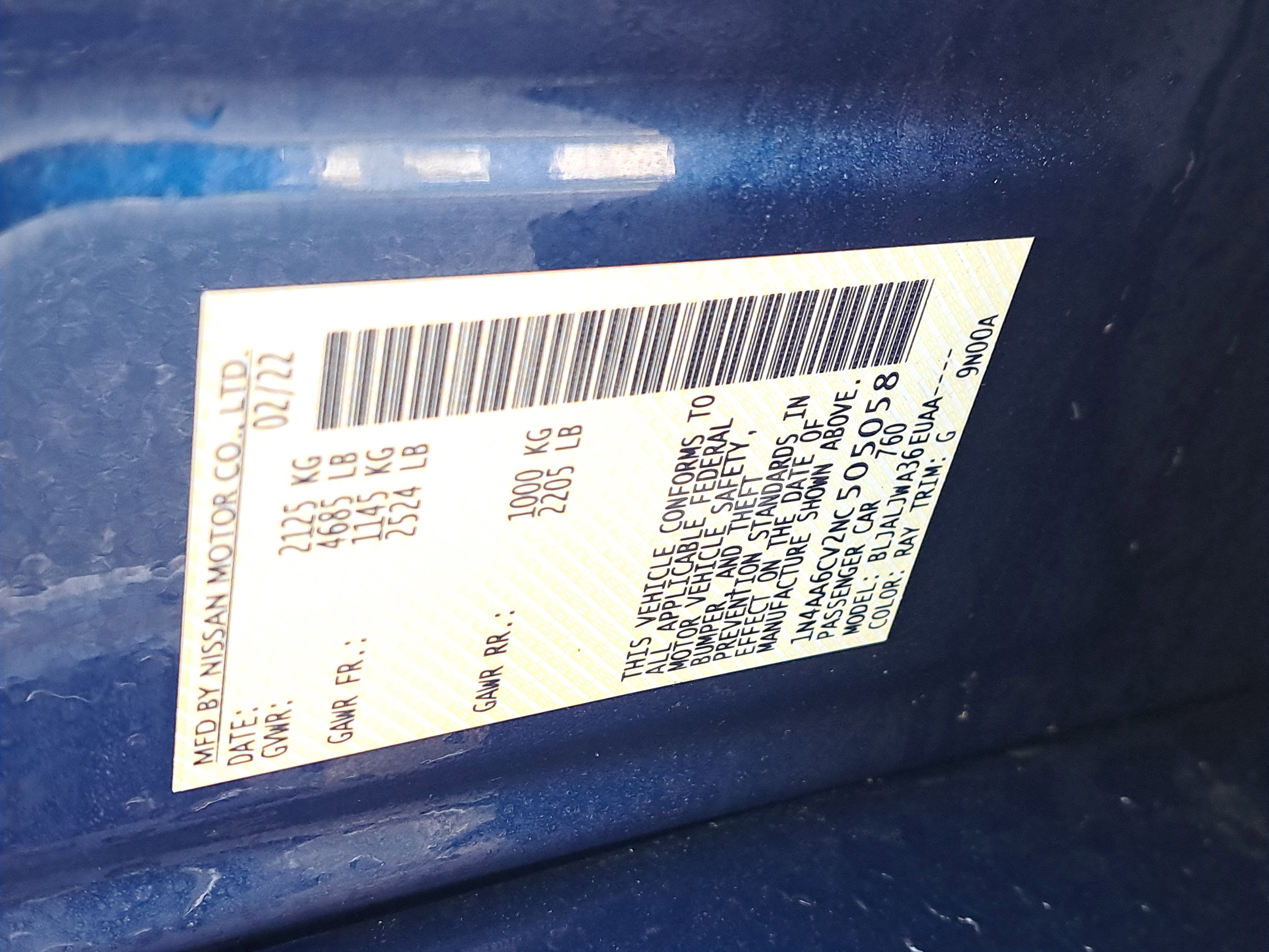 Certified 2022 Nissan Maxima SV w/ Floor Mat Group FWD image 31