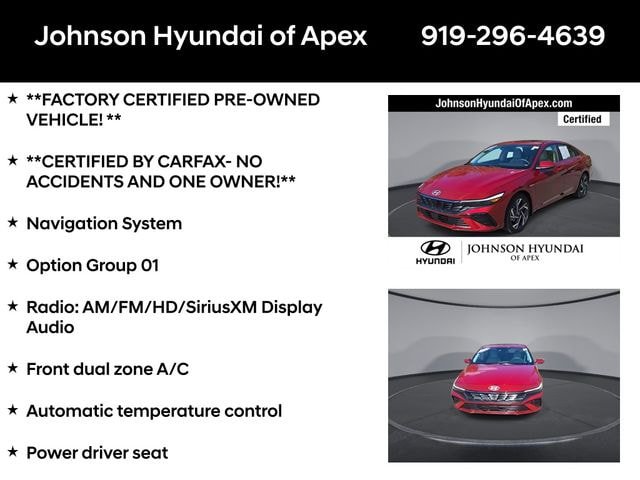 Certified 2025 Hyundai Elantra Limited FWD image 6