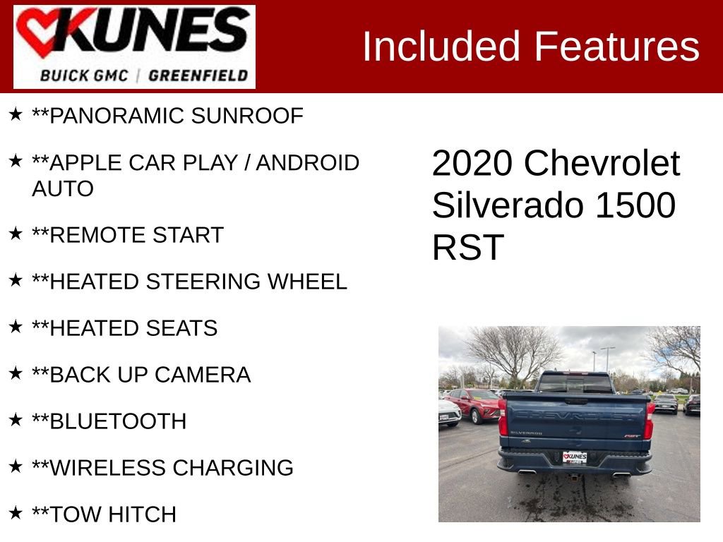 Used 2020 Chevrolet Silverado 1500 RST AWD/4WD image 2