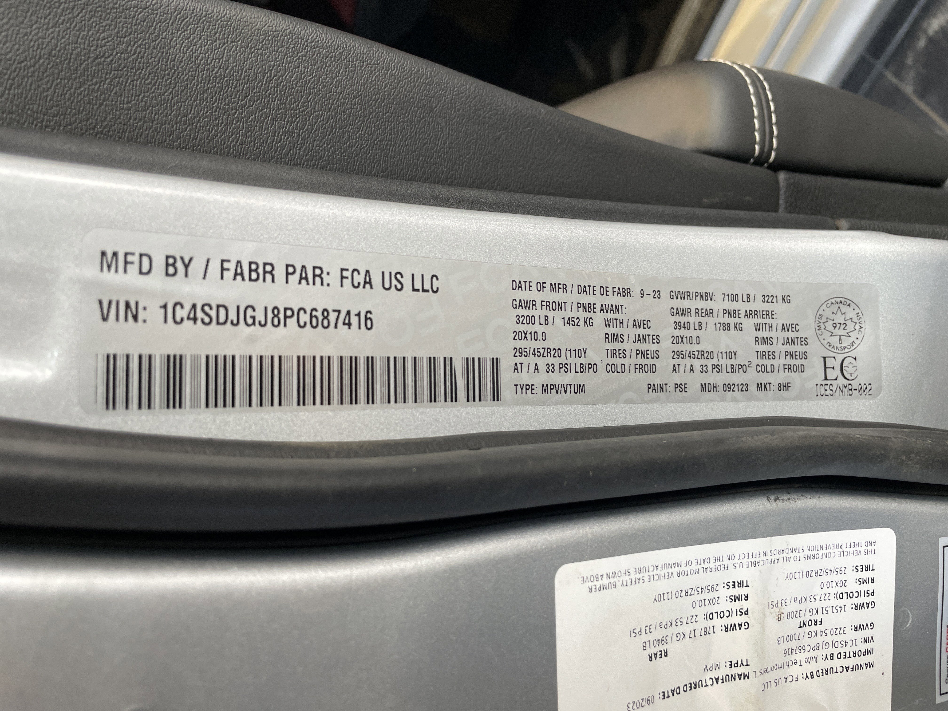 Used 2023 Dodge Durango SRT image 45