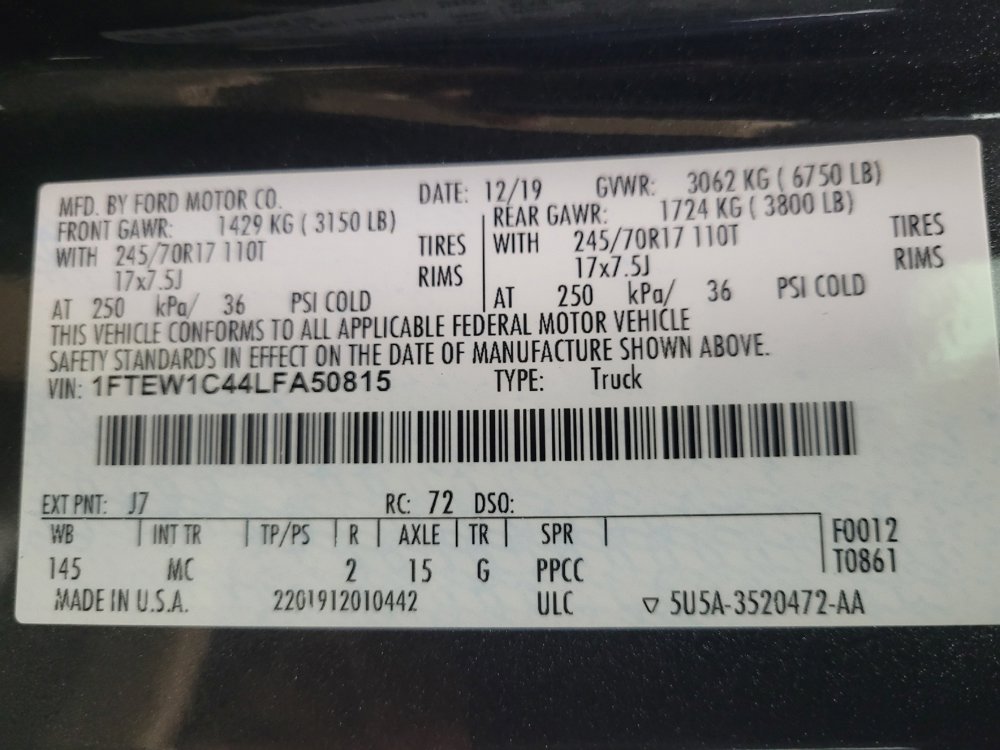 Used 2020 Ford F150 XLT w/ Equipment Group 301A Mid RWD image 33