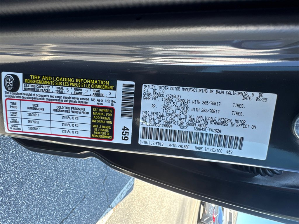 New 2025 Toyota Tacoma TRD Off-Road image 33
