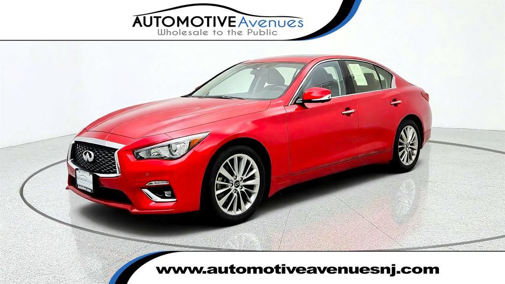 Used 2023 INFINITI Q50 Luxe w/ Cargo Package AWD/4WD image 1