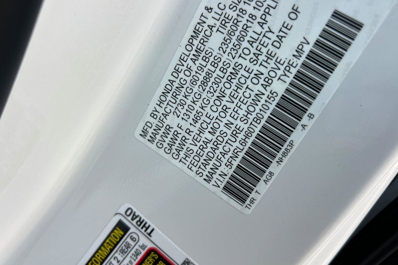 New 2026 Honda Odyssey EX-L image 34