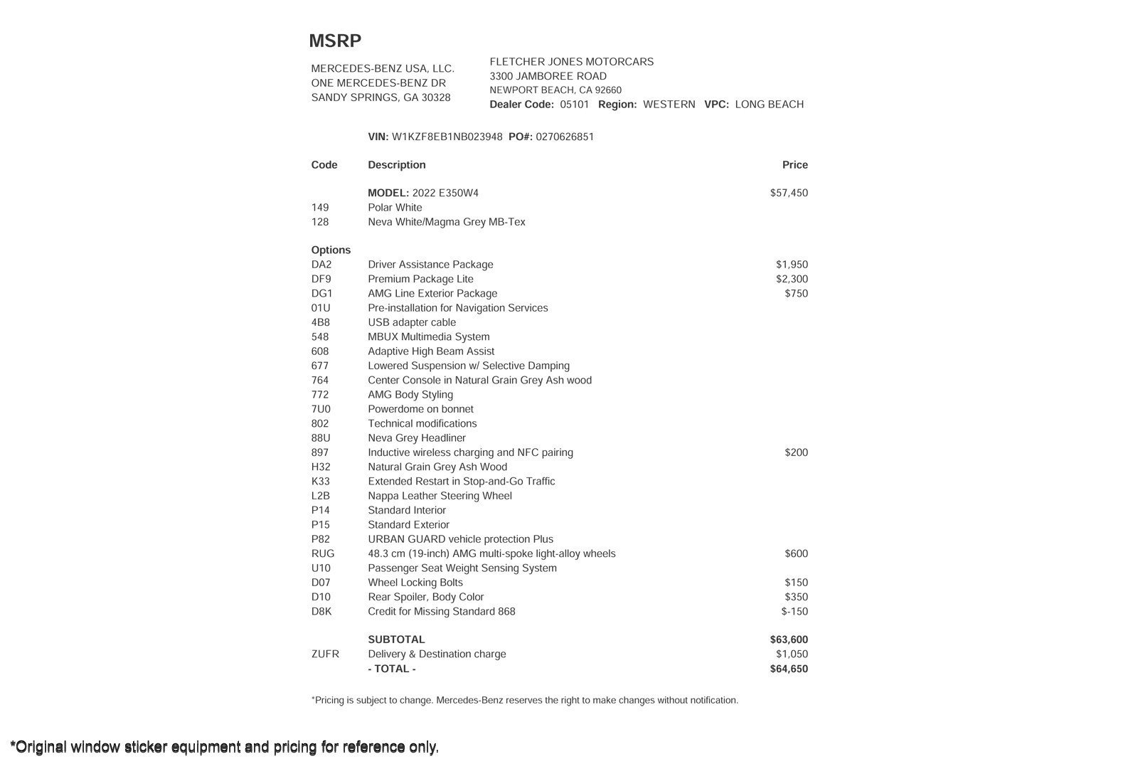 Used 2022 Mercedes-Benz E 350 4MATIC Sedan image 2